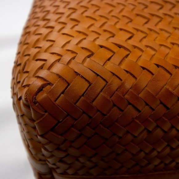 Madewell Large Transport Tote bag: Woven Leather - Picture 7 of 16